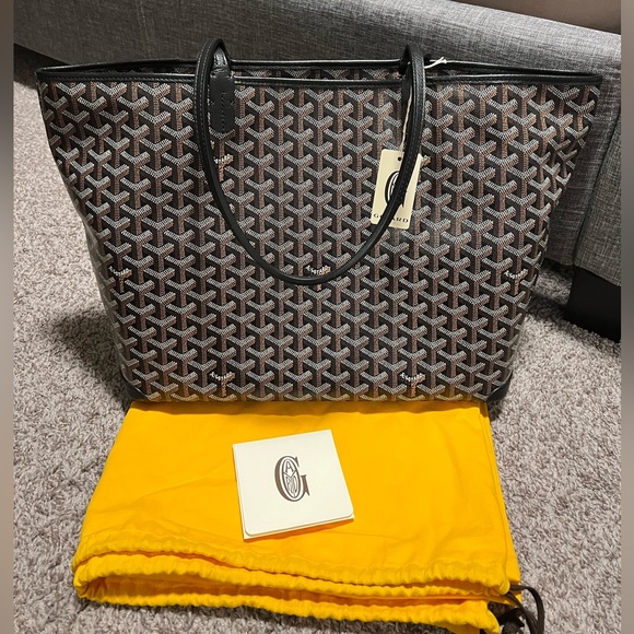 ✖️SOLD✖️Goyard Artois Tote MM size - Black - Picture 1 of 9